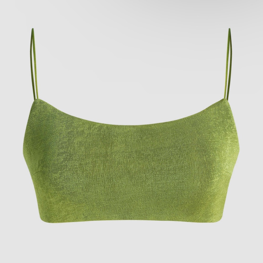 NWT CIDER U-NECKLINE CROP TANK TOP